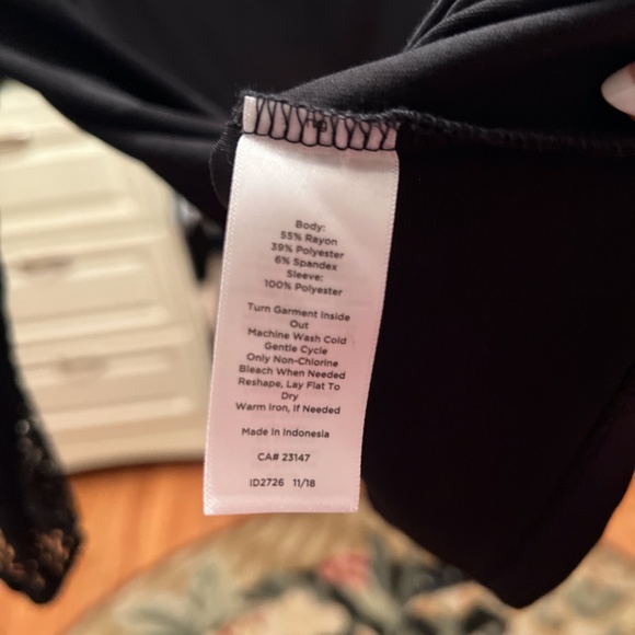 Talbots, Petite Black blouse - Picture 4 of 4